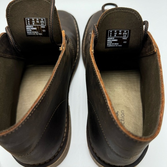 Clark’s Desert Evo Chukka Boot Brown Beeswax Leather Mens Size 10 - Picture 6 of 8